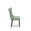 7-piece Kitchen Table Set consists of a Dining Table and 6 Willow Green Polyester Fabric Modern Dining Chairs with Button tufted Back - Antique Walnut Finish-804942521
