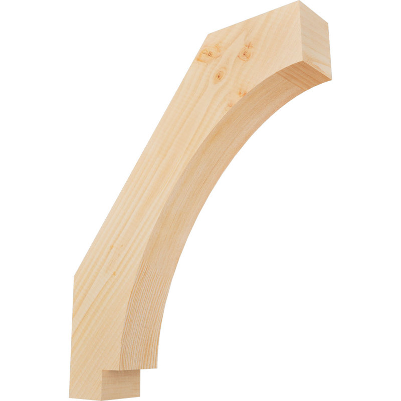 Attelle impériale du genou, Sapin de Douglas, Lisse, H 22 po x l 3,5 po x P 18 po