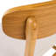 Chaises de salle à manger - Siège rembourré en tissu, pieds en bois d'hévéa massif-442204421