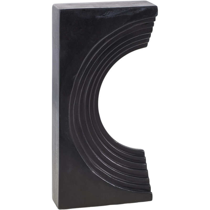 Sculpture décorative Eletise, Noir
