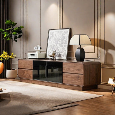 Modern fashion light luxury TV cabinet