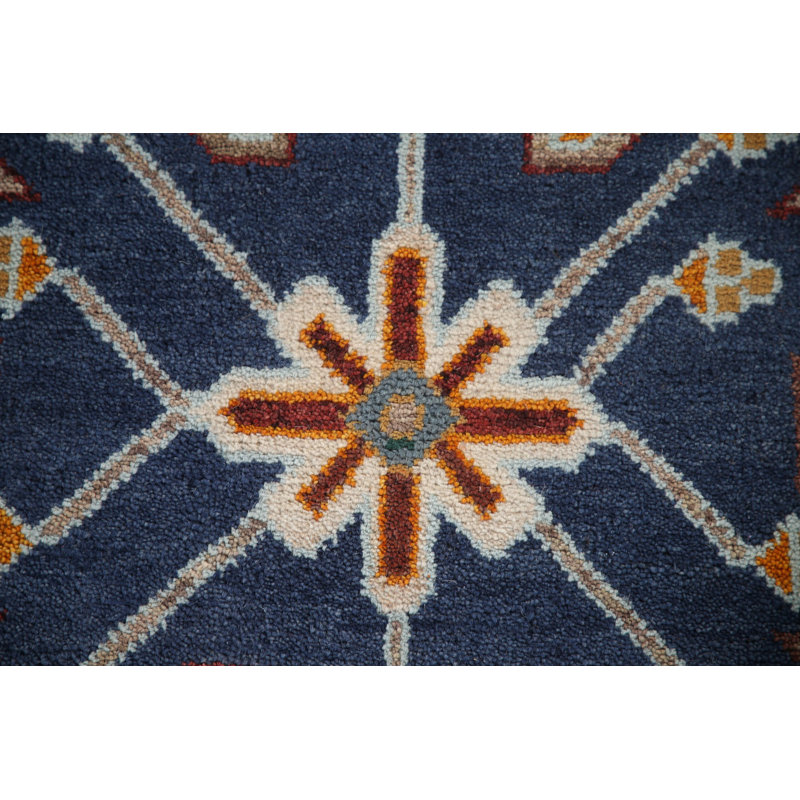 Tapis à motif oriental traditionnel géométrique 8 x 10