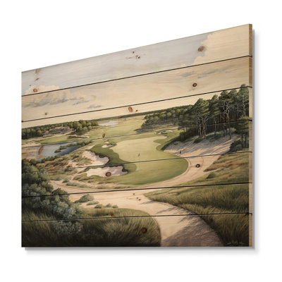 Notus - Sports Wood Print On Natural Pine Wood