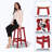 Wood-Look HDPE Bar Stool-2124618071