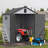 6*8Ft Resin Plastic Storage Shed For Backyard Garden Big Spire Tool Storage