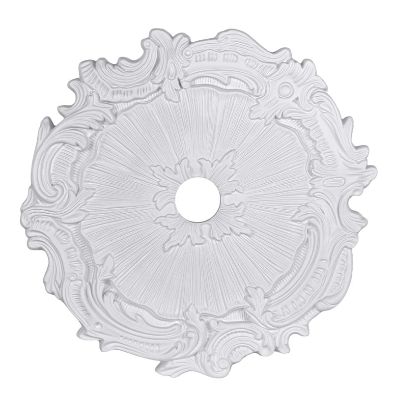 Rococo Radiance Round Ceiling Medallion