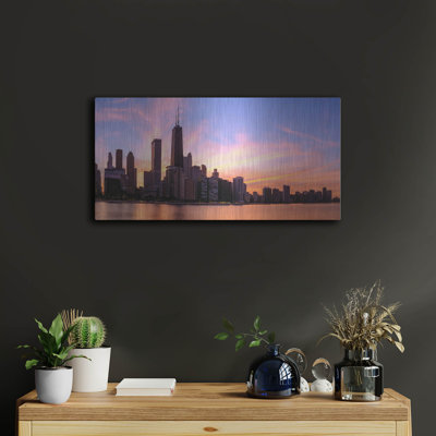 «Chicago Burning Amber Sunset» par AKG