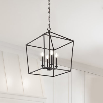 Lustre rectangulaire 4 lumières Azair