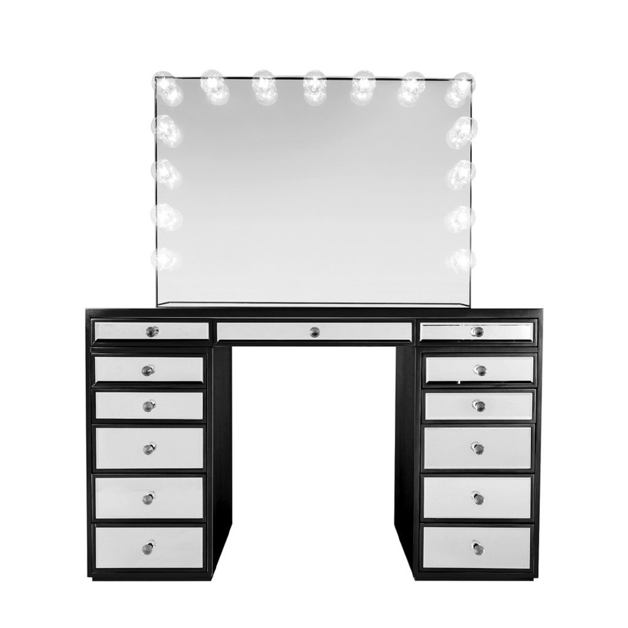 Impressions Vanity SlayStation Makeup Vanity Storage Drawer Unit with 9 Drawers (Bright White)
