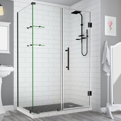 Cabine de douche rectangulaire à charnière 30" x 72" Bromley GS