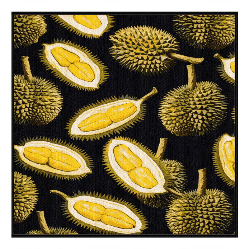  Tapis lavable Durian, Rond 4 pi