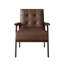 Ensemble de 2 chaises d'appoint en polyuréthane brun-1728772292-1728772289