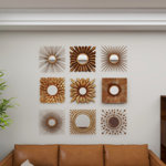 Blalock Metal Square Wall Mirror