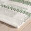 Tread Lightly Green Handwoven Cotton Rug-68047584