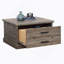 Table basse en bois de pin rustique avec rangement spacieux et conception durable pour des salons confortables-1903609325