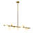 9 - Light Dimmable Sputnik Linear Chandelier-39492378