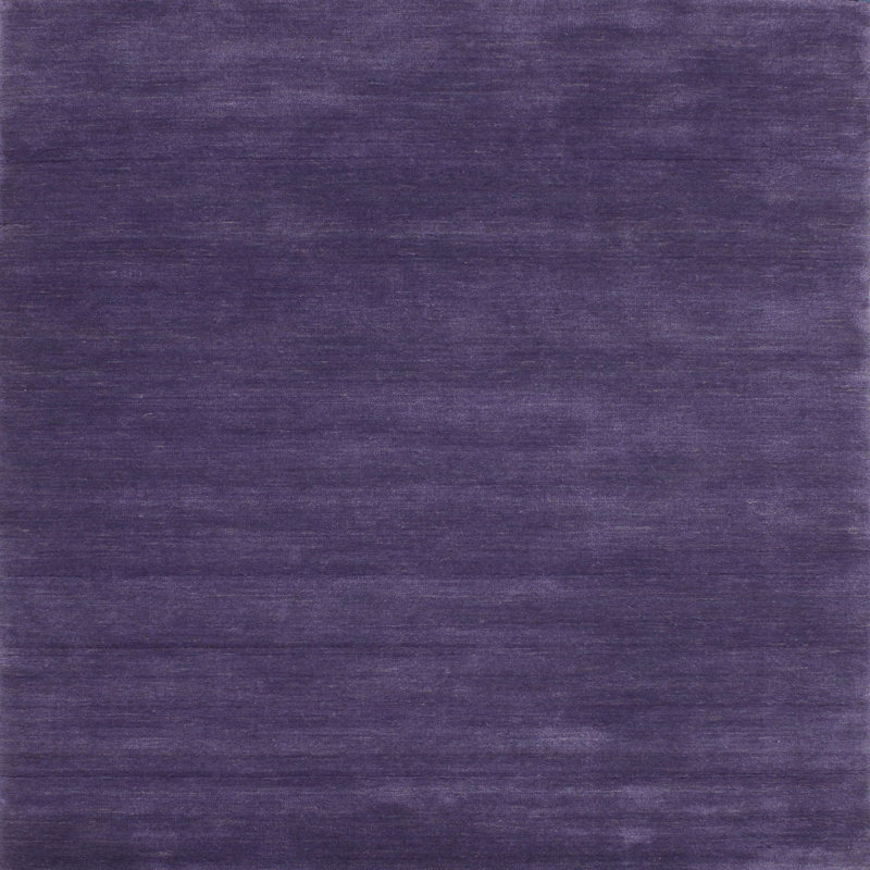 Tapis contemporain mauve, Carré 5 pi