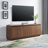 Presque Rectangular TV Stand for TV's up to 75" in Satin Walnut-1041530956