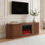Meuble télé avec foyer Mid-Century-976562798