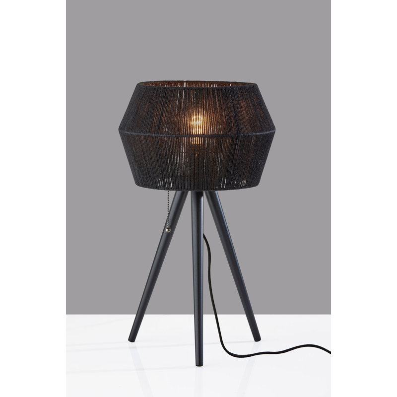Lampe trépied Isona, Noir
