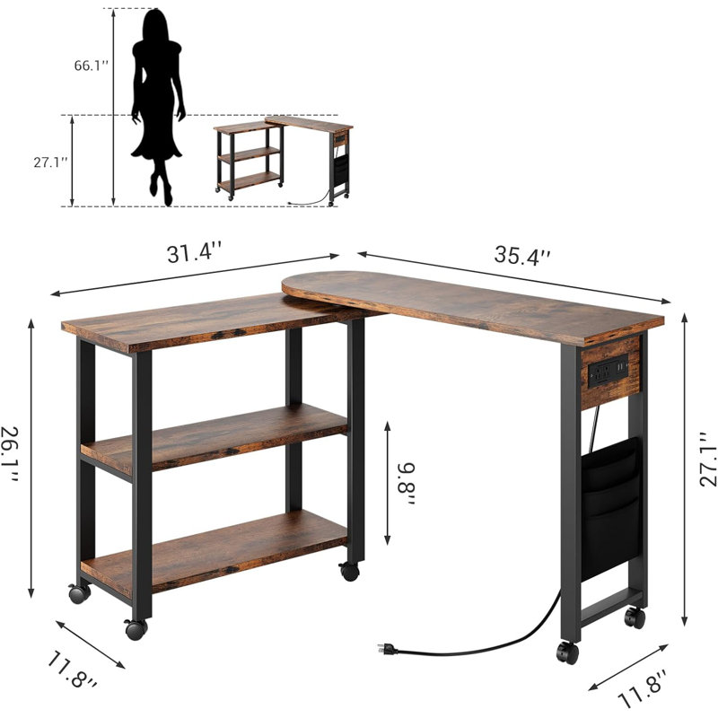 Side Table with Storage