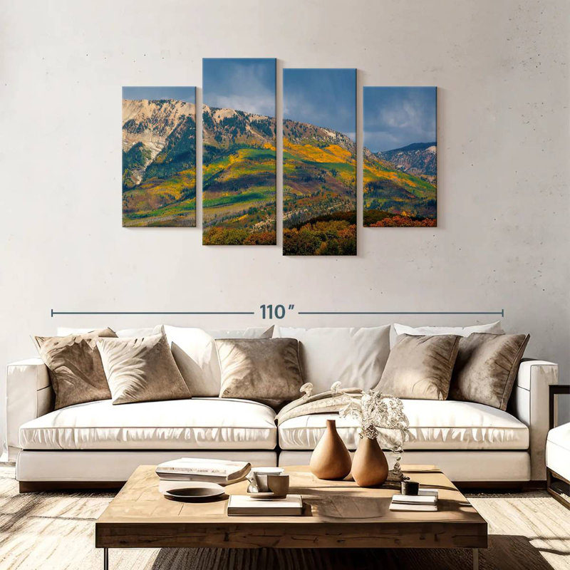 Alvord Mountain And Trees, 48" H x 75" W