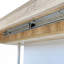Table de salle à manger extensible en bois vieilli pour 6 à 10 personnes-200076799