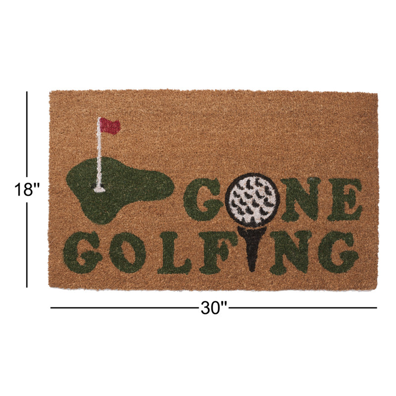 Tapis de porte d'extérieur Anzio Golfing 30 po x 18 po