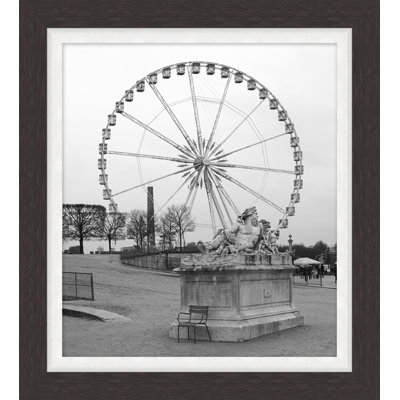 Paris Ferris Wheel' Framed Photographic Print on Glass