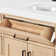 Thornaby 49'' Solid Wood Single Bathroom Vanity with 1.5'' White Quartz Top, Oval Sink