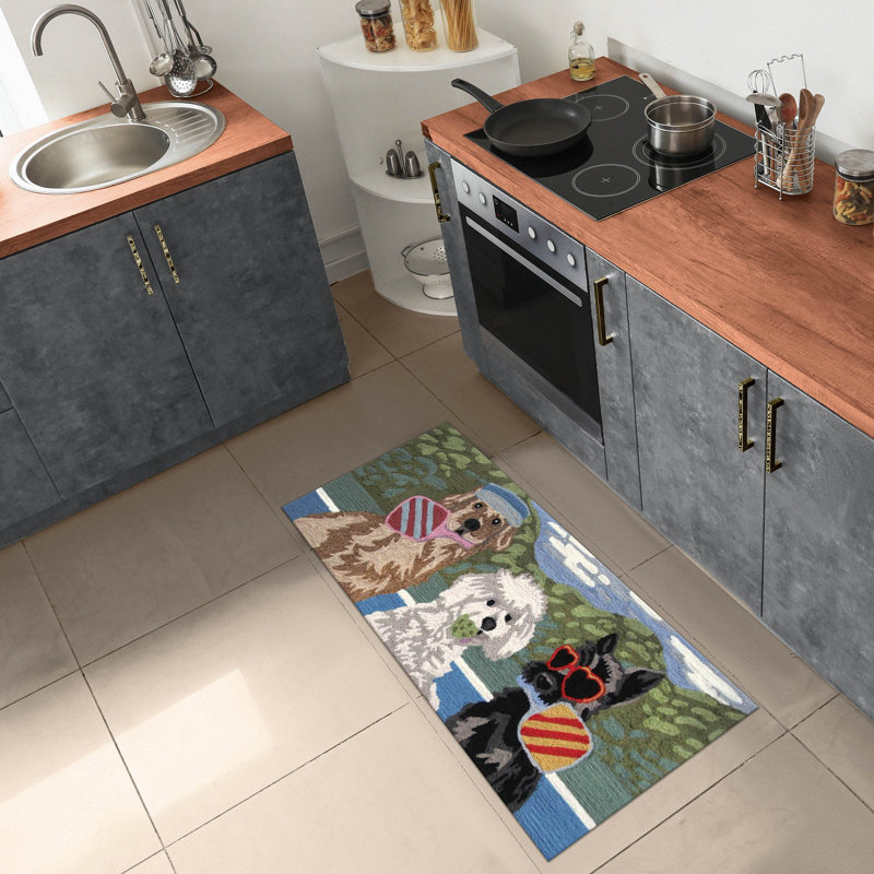 Polyester Kitchen Mat, Runner 2' x 5'