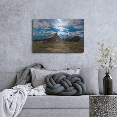 «Grand Teton Barn I» par Tim Oldford, art mural en métal