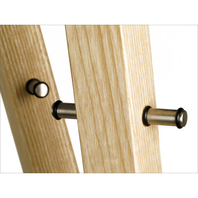 Straka Solid Wood Freestanding 10 - Hook Coat Rack