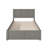 Amear Solid Wood Platform Bed with Panel Footboard and Storage Drawers-316053575