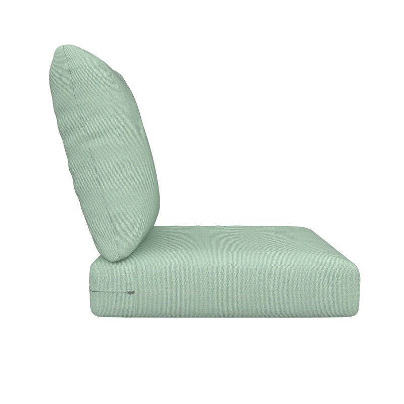 Deep Seating Outdoor Sunbrella® Seat/Back Cushion, Canvas Spa Sunbrella® Canvas
