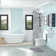21"X16" White Ceramic Rectangular Wall Mounted Bathroom Sink With Faucet Hole And Overflow