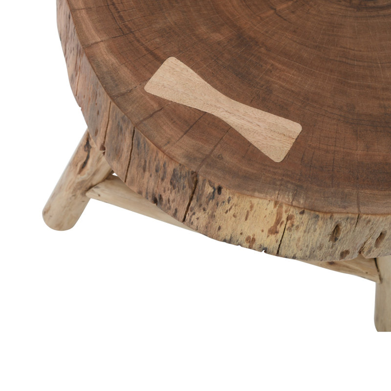 Aala Solid Wood Accent Stool