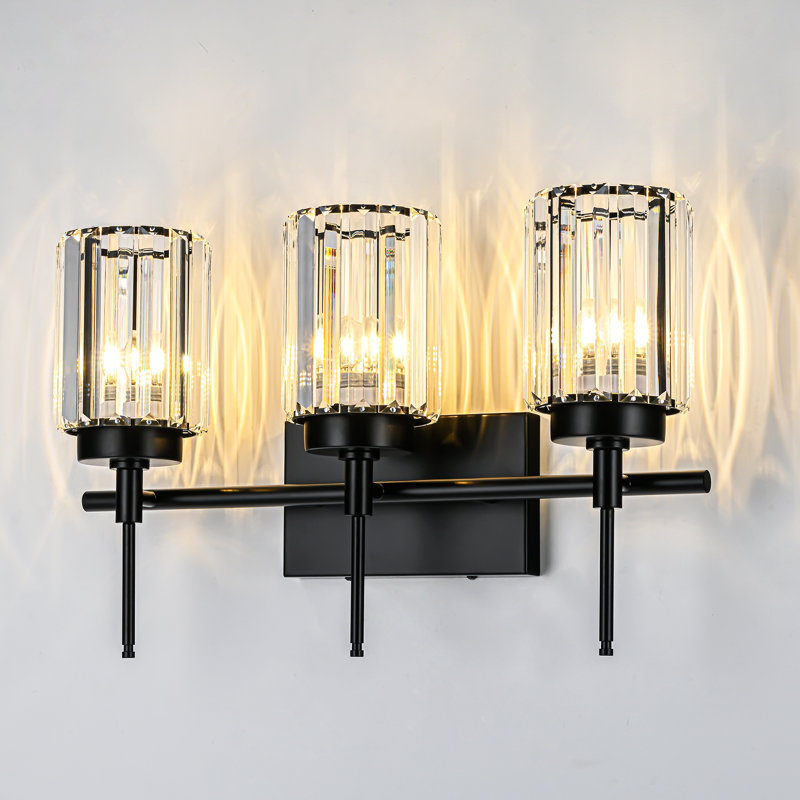 Edgars Dimmable Vanity Light, Black, 3