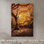 Automne Automne «Autumn Yellow Orange Leaf Big Oak Tree Forest» sur-99141471-99141473
