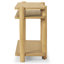 Hepburn 3 Shelf Wood Console Table-1721656228
