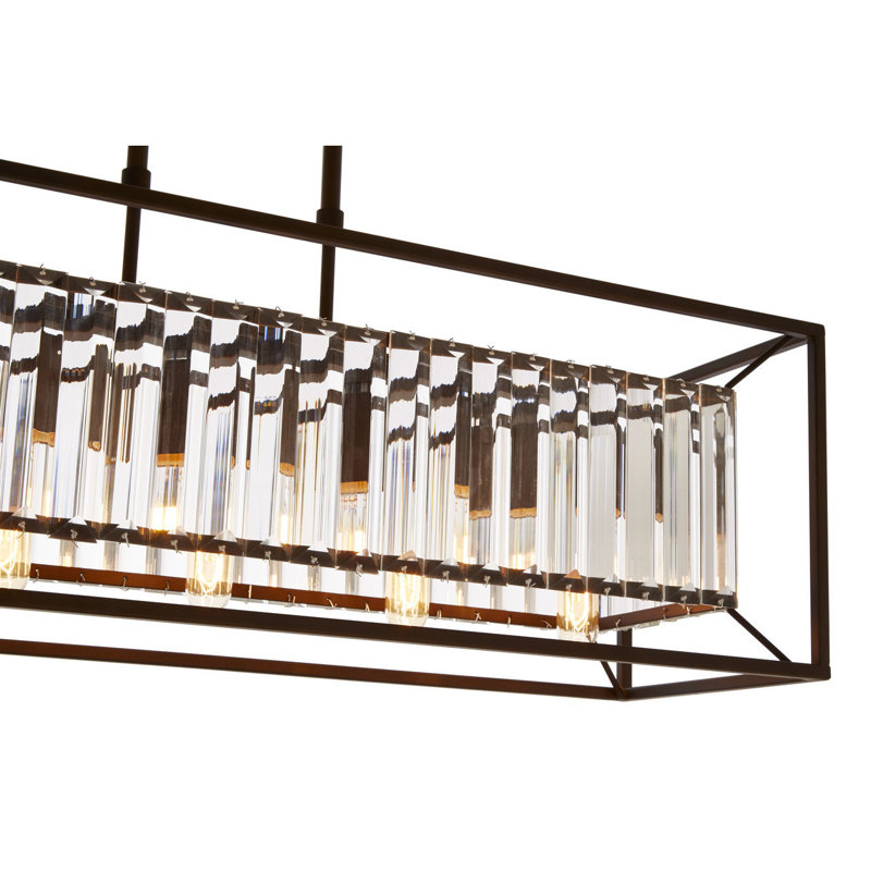 Birkley 5 - Light Brown Square/Rectangle Pendant