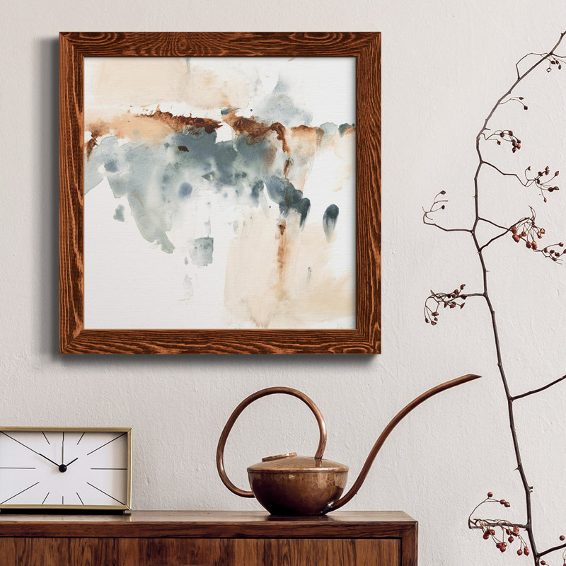 Oxide II - Cadre photo sur toile, H 31,5 po x l 31,5 po x P 1,5 po, Érable