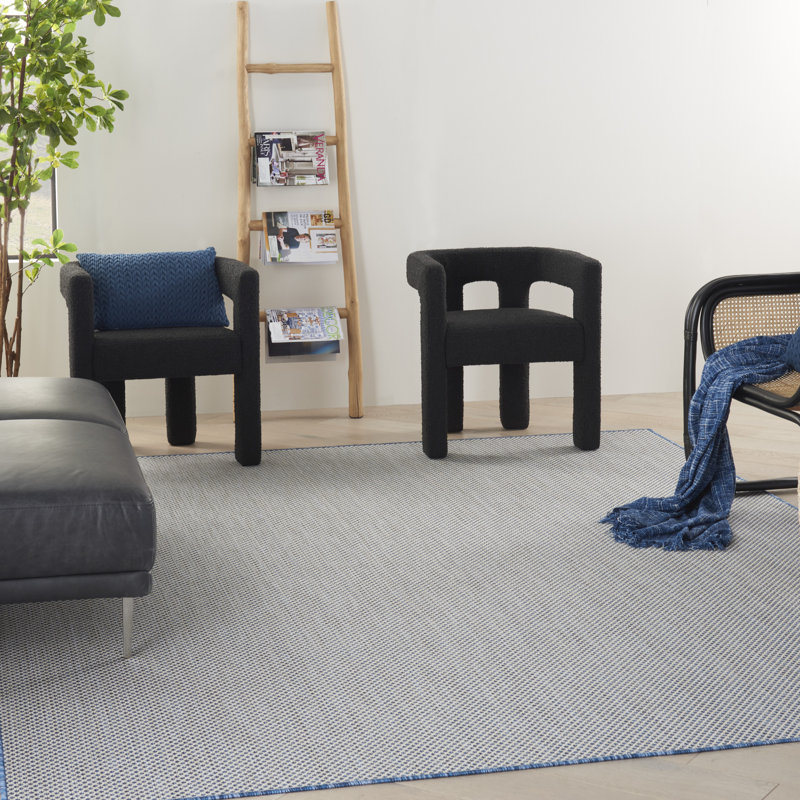 Mikhal Geometric Indoor / Outdoor Rug, Rectangle 8' x 10'