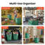 72 gallons Sac poubelle de jardin réutilisable robuste - grande capacité avec poubelle de jardin avec poignées (paquet de 3)