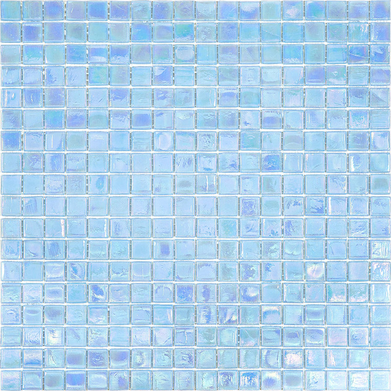 Skosh 0.6" x 0.6" Glass Grid Mosaic Wall & Floor Tile