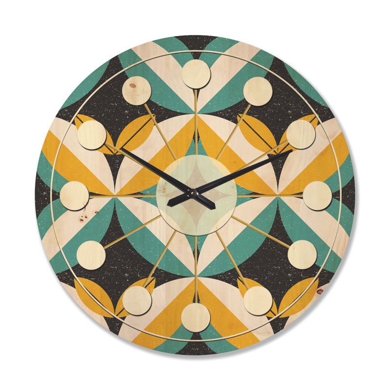 Horloge murale abstraite, Grand
