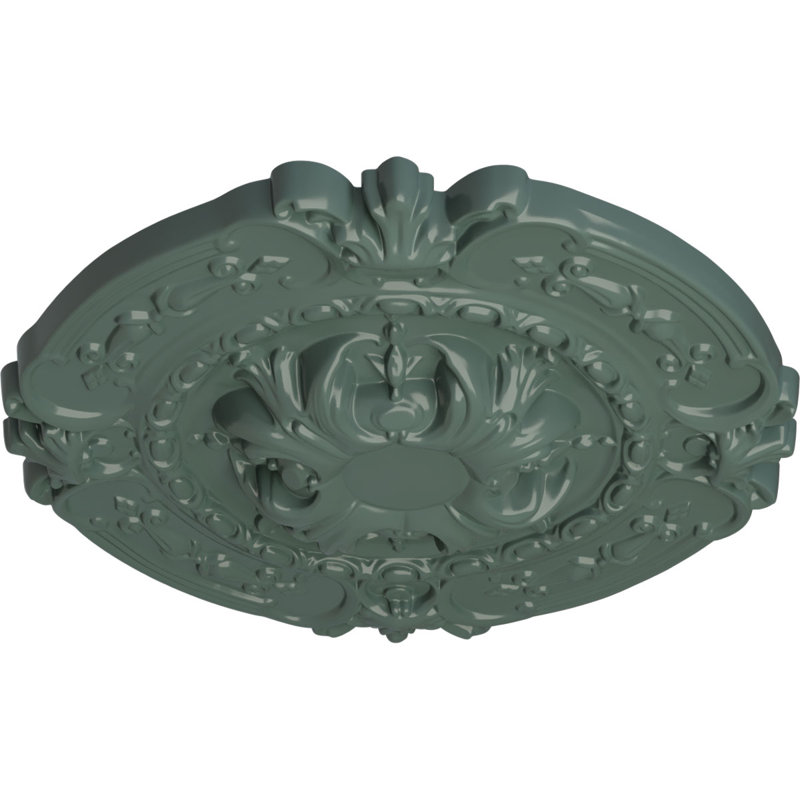 Médaillon de plafond Endurathane Southampton, DE 16 3/8 po x P 1 3/4 po (convient aux auvents jusqu'à 2 3/4 po)
