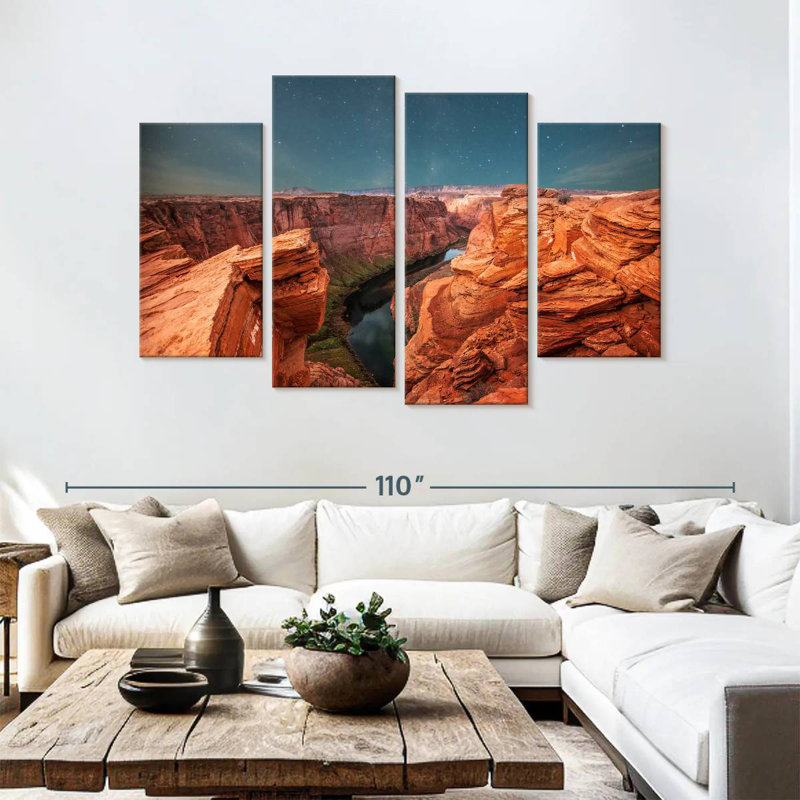 Vue panoramique du grand canyon d'Aaric