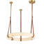 Grubb 3 - Light White Geometric Pendant