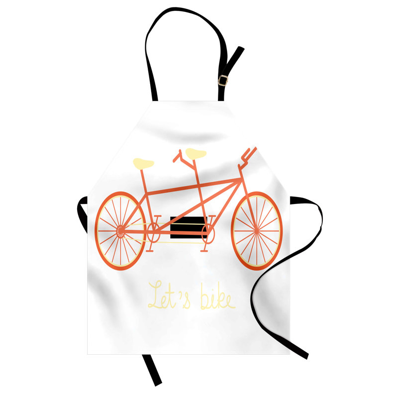 No Pattern Bib Apron